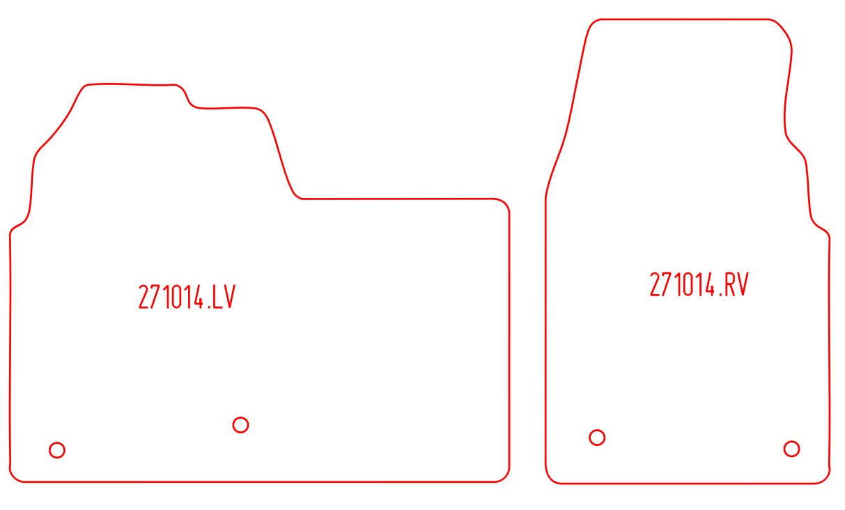 Automatten Ford Tourneo Custom (2024-Heden)