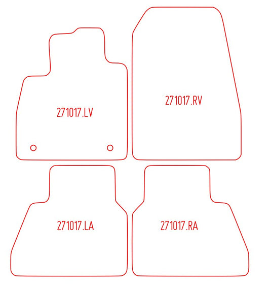 Automatten Ford Tourneo Courier  (2023-Heden)