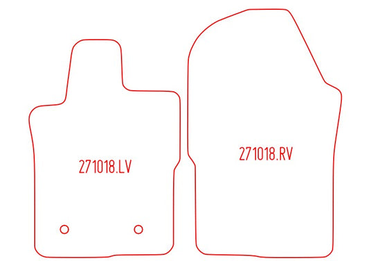 Automatten Ford Ranger (2023-Heden)