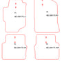 Automatten Honda Accord hatchback / Accord sedan (1999-2003)