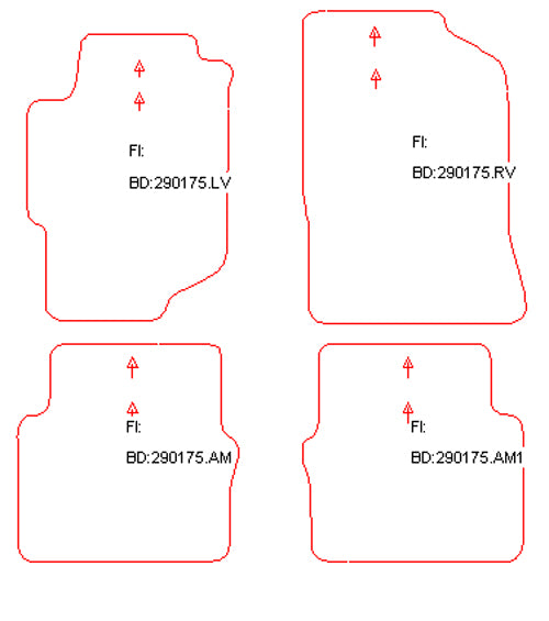 Automatten Honda Accord hatchback / Accord sedan (1999-2003)
