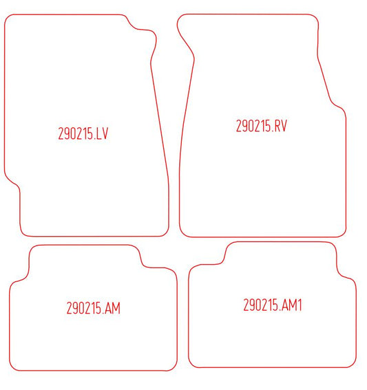 Automatten Honda Civic hatchback / Civic Coupe coupe (1994-1996)