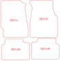 Automatten Honda Civic hatchback / Civic Coupe coupe (1994-1996)