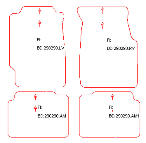 Automatten Honda Civic (1991-1996)