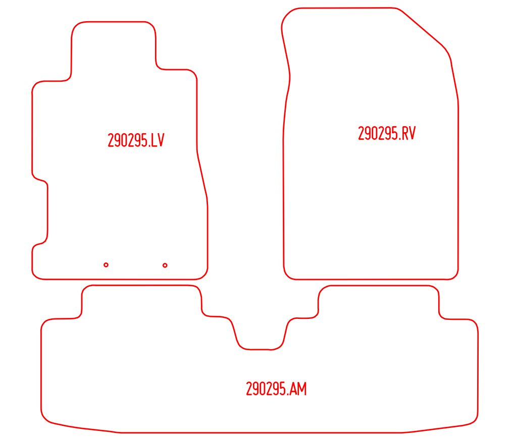 Automatten Honda Civic coupe / Civic sedan (2001-2005)