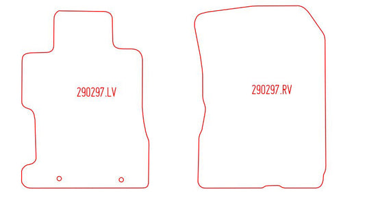 Automatten Honda Civic sedan / Civic Hybrid hatchback (2006-2011)