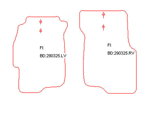Automatten Honda Civic Aero Deck (1998-2001)