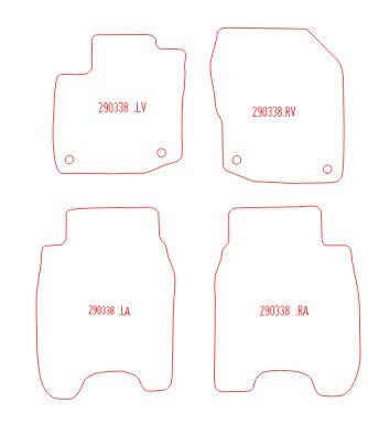 Automatten Honda Civic hatchback / Civic sedan / Civic stationwagon (2013-2016)