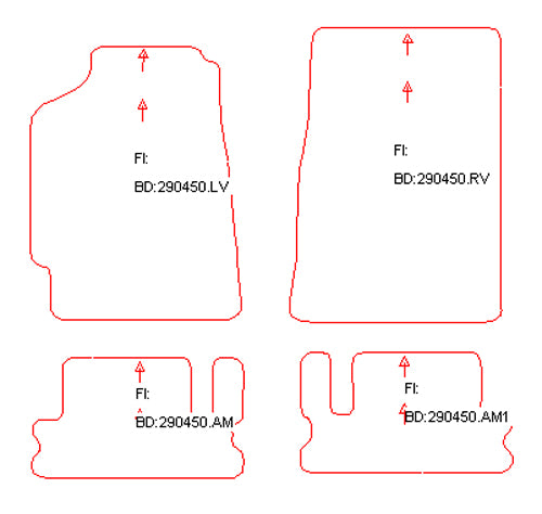 Automatten Honda CRX (1987-1992)