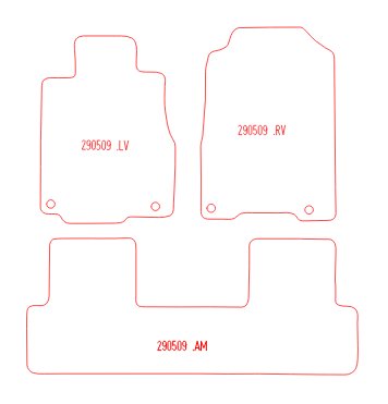 Automatten Honda CR-V (2012-2018)