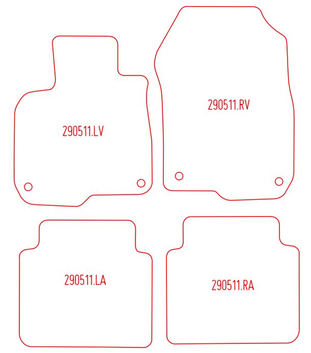 Automatten Honda CR-V (2018-2022)