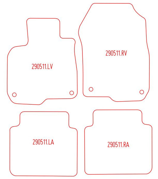 Automatten Honda CR-V (2018-2022)