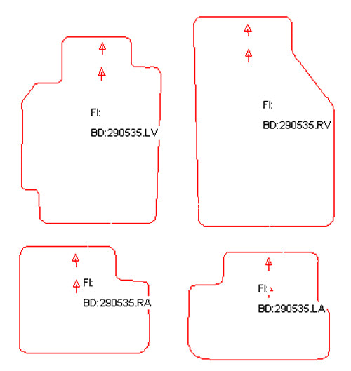 Automatten Honda HR-V (1999-2003)