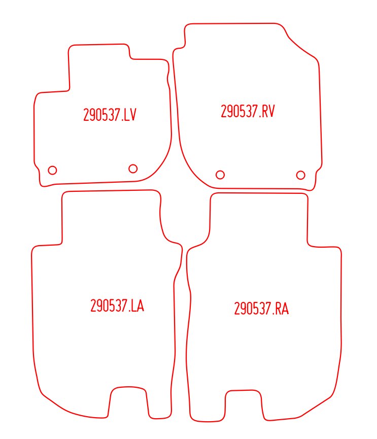 Automatten Honda HR-V (2015-2021)