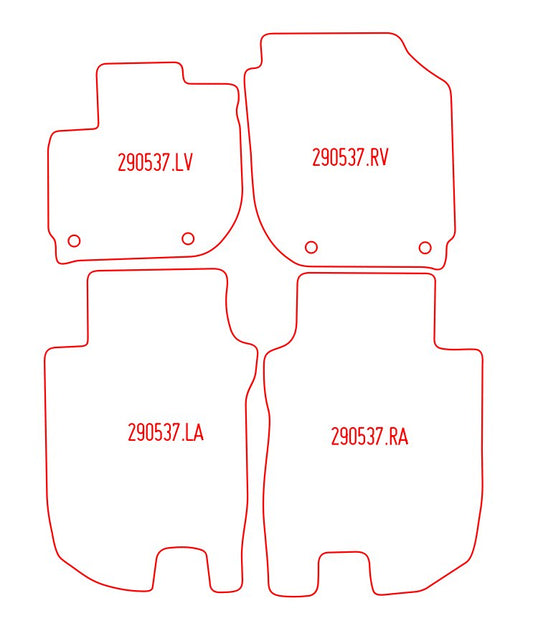 Automatten Honda HR-V (2015-2021)