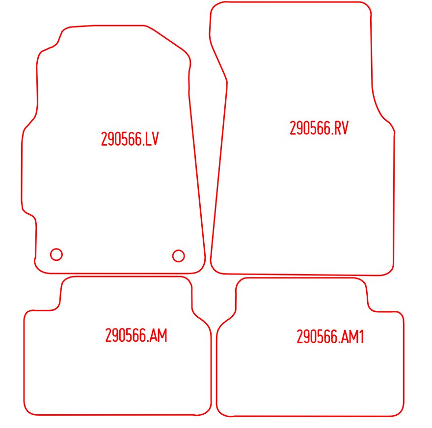 Automatten Honda Integra R (1998-2001)