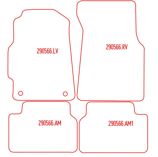 Automatten Honda Integra R (1998-2001)