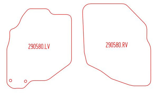 Automatten Honda Jazz (2002-2008)