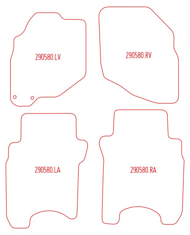 Automatten Honda Jazz (2002-2008)