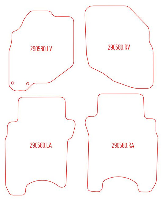 Automatten Honda Jazz (2002-2008)