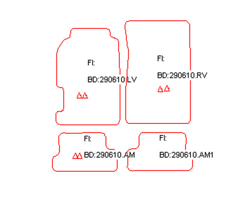 Automatten Honda Prelude (1992-1996)