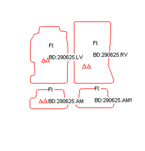 Automatten Honda Prelude (1997-2001)