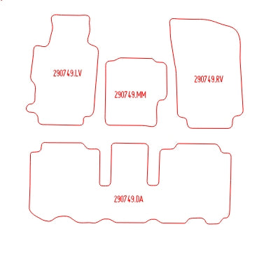 Automatten Honda FR-V (2004-2010)