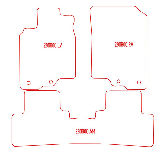 Automatten Honda Insight (2009-2014)