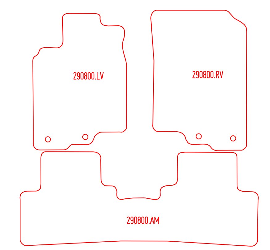 Automatten Honda Insight (2009-2014)
