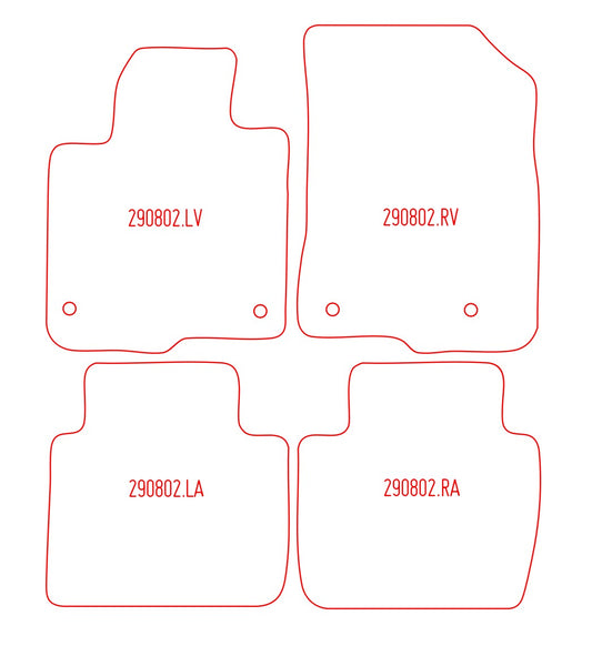 Automatten Honda ZR-V (2024-Heden)