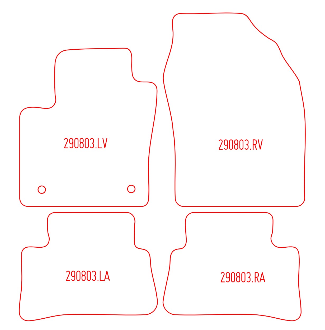Automatten Toyota C-HR (2024-Heden)