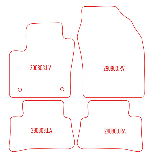 Automatten Toyota C-HR (2024-Heden)