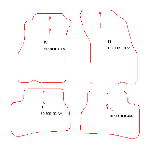 Automatten Hyundai Excel hatchback / Excel sedan (1994-2000)
