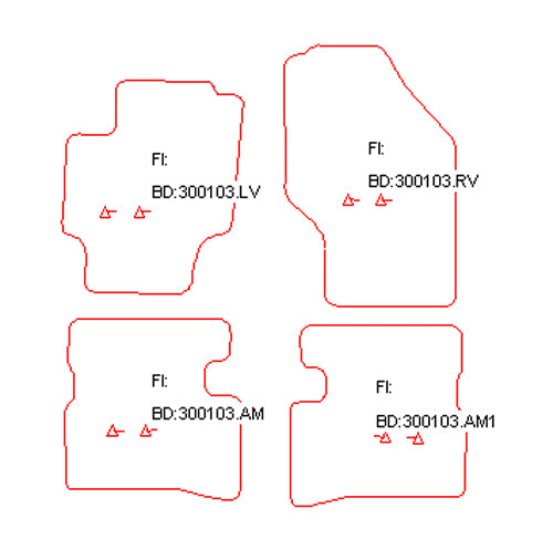 Automatten Hyundai Accent hatchback / Accent sedan (2006-2011)