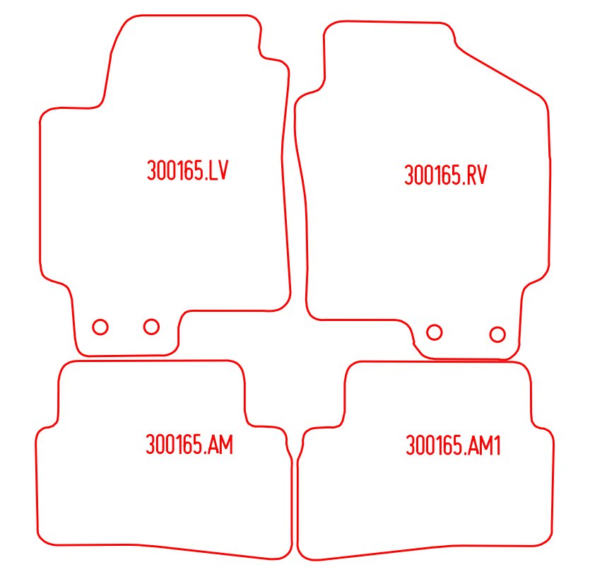 Automatten Hyundai Coupe (2003-2009)