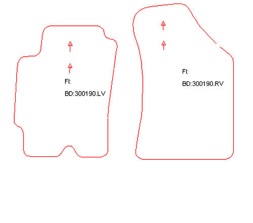 Automatten Hyundai Elantra hatchback / Elantra sedan (2000-2006)