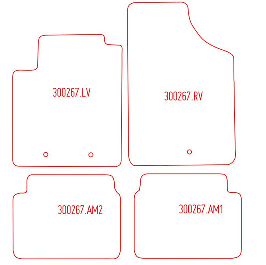 Automatten Hyundai i10 (2008-2013)