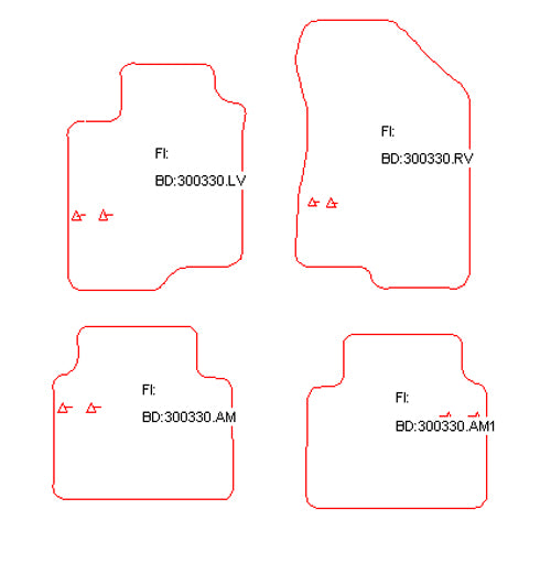 Automatten Hyundai Sonata (2005-2010)