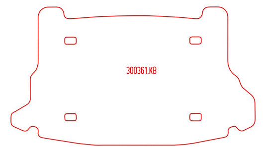 Kofferbakmat Hyundai Tucson (2004-2010)