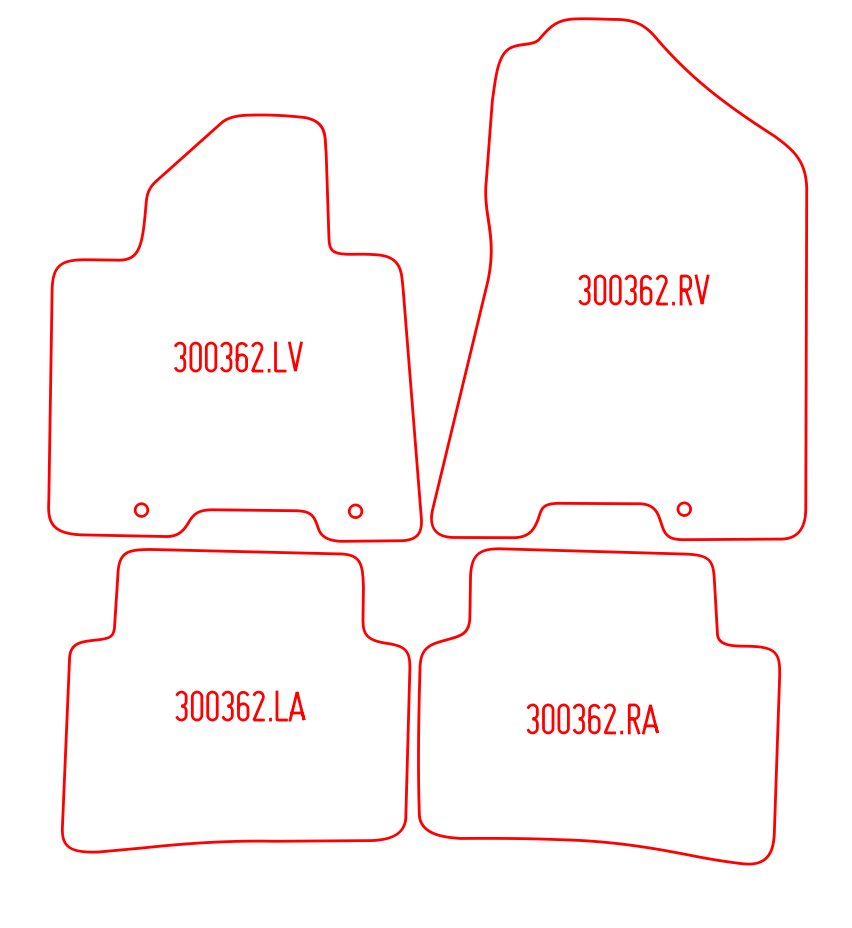 Automatten Hyundai Tucson (2015-2020)