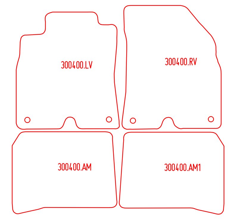 Automatten Hyundai XG (1999-2003)