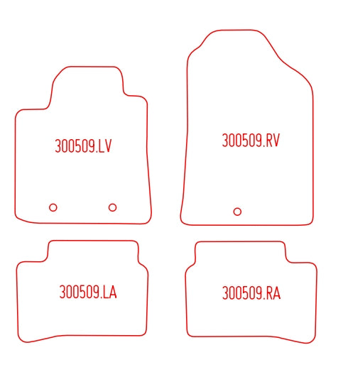 Automatten Hyundai i10 (2014-2020)