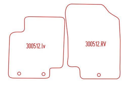 Automatten Hyundai i20 (2010-2014)