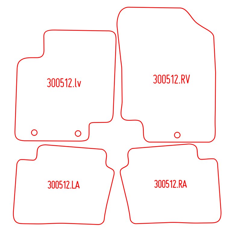 Automatten Hyundai i20 (2010-2014)