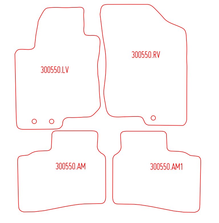 Automatten Hyundai i30 hatchback / i30 stationwagon (2008-2012)