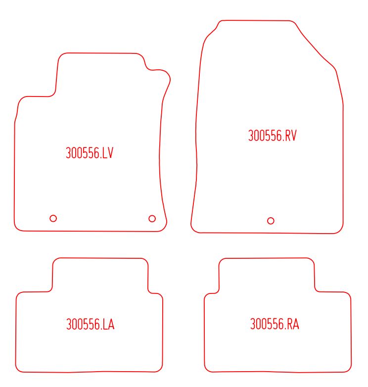 Automatten Hyundai i30 hatchback / i30 stationwagen / i30 Fastback hatchback (2017-Heden)