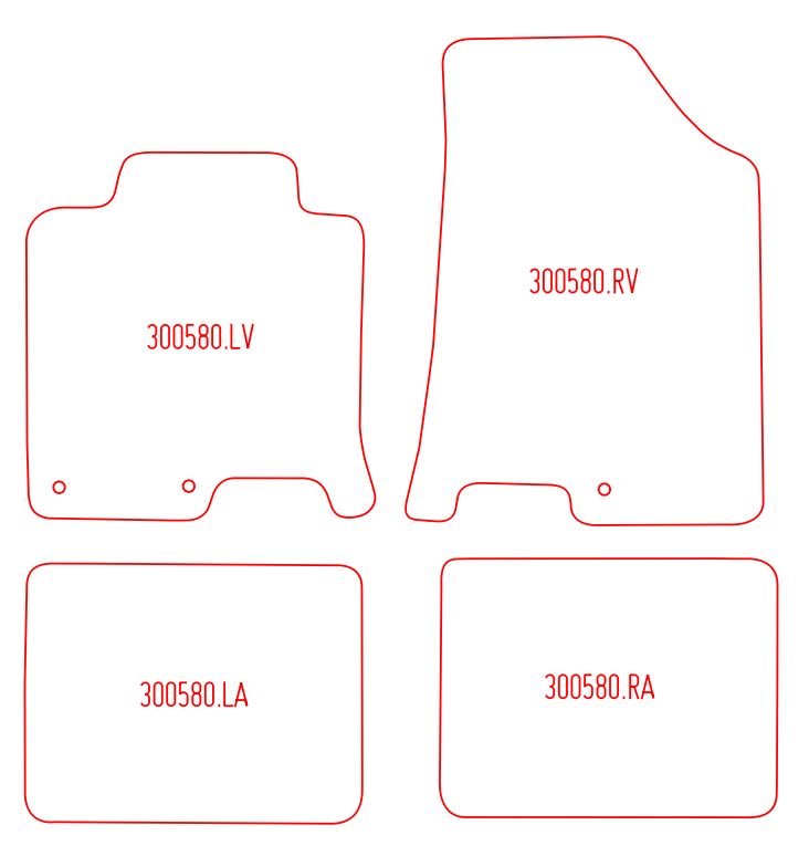 Automatten Hyundai i40 sedan / i40 stationwagon (2011-Heden)