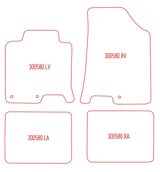 Automatten Hyundai i40 sedan / i40 stationwagon (2011-Heden)