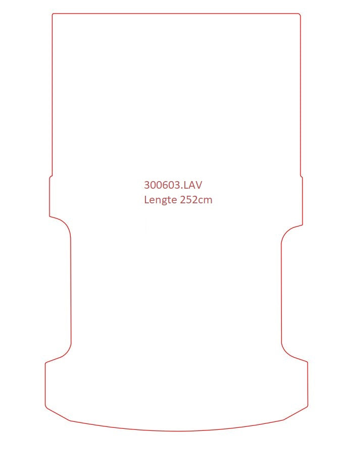 Laadvloermat Hyundai H300 (2007-Heden)