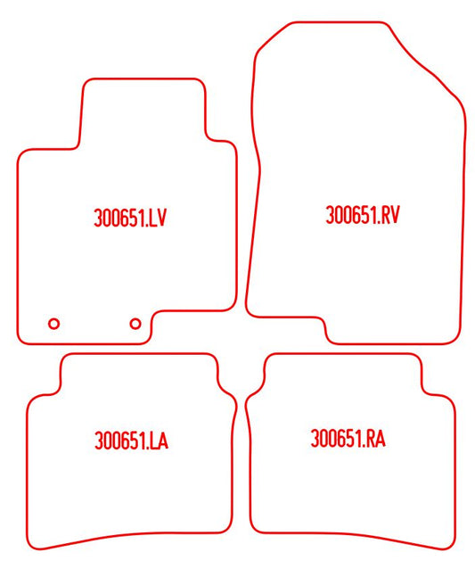 Automatten Hyundai Bayon (2021-Heden)